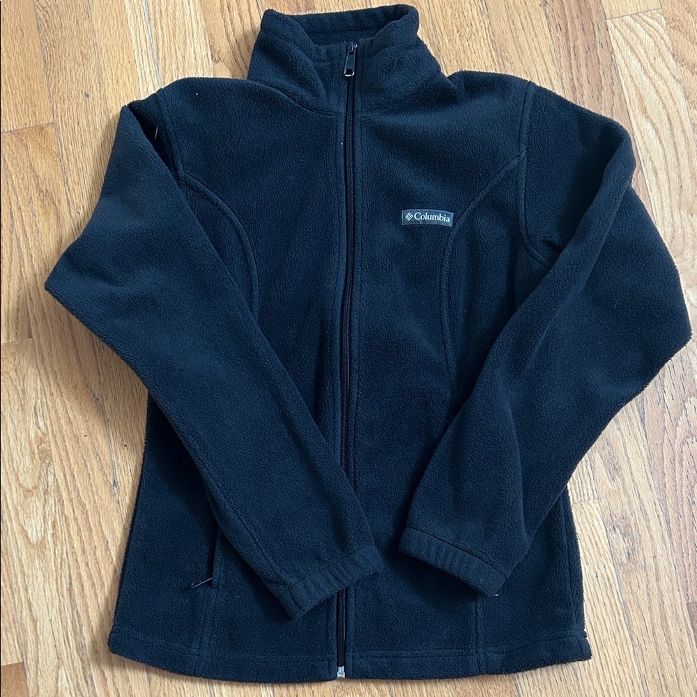 Columbia Womens XS Cozy Black Fleece Jacket